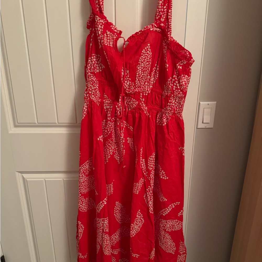 Red Floral Sundress